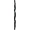 Ekena Millwork Peralta Ceiling Medallion (Fits Canopies up to 4 5/8"), 17 3/4"OD x 3 1/8"ID x 1"P, Night Shade CM17PENSF - alternate 3